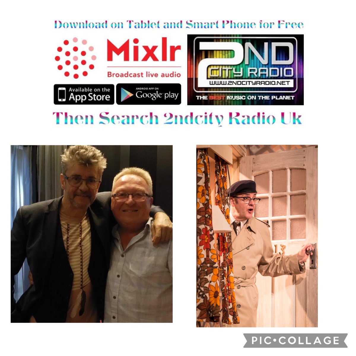 And to complete the guest line up this weekend, Joe Pasquale joins me to talk @somemothersuk #Backstage is live from midday on Sunday @SECONDCITYRADIO 2ndcityradio.net
#theatre @AmandaMalpass #JoePasquale #somemothersdoaveem    #comedy