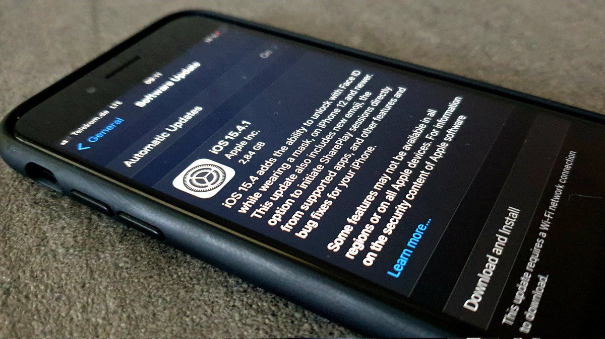 Take care against the actual existing actively exploited vulnerability (e.g. CVE-2022-22674) and update your apple mobile device to IOS 15.4.1
#ITsecurity #Apple #UPDATE