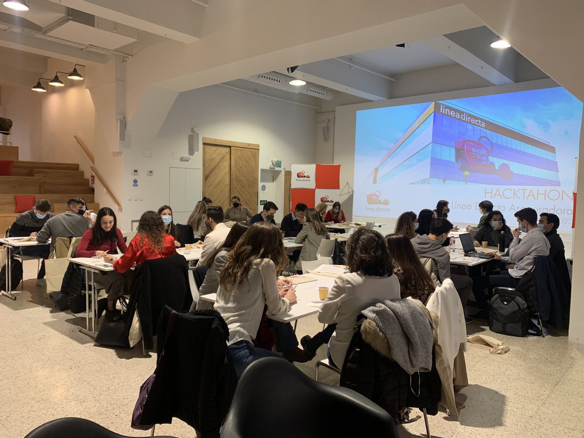 LukkapSpain's tweet photo. 📣 ¡Damos comienzo al gran día! La V edición del Hackathon #BigIdeasLineaDirecta de @LineaDirecta_es y @LukkapSpain ☎️ Un día emocionante y lleno de retos, innovación y jóvenes talentos que nos sorprenderán con ideas disruptivas para afrontar los desafíos del futuro🤩 https://t.co/5LVOo3Rzuy
