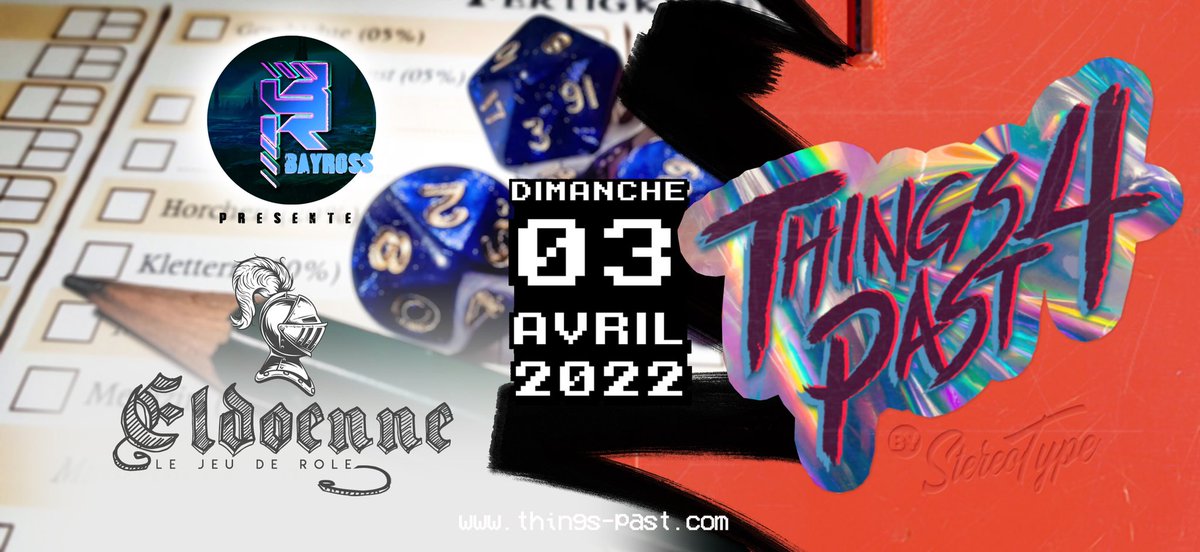 Du jeu de rôle au Things Past 😱 retrouver l’équipe conceptrice "d’Eldoenne", ils se feront un plaisir de vous faire découvrir cette nouveauté! #thingspast #brocantegeek #popculture #lyon