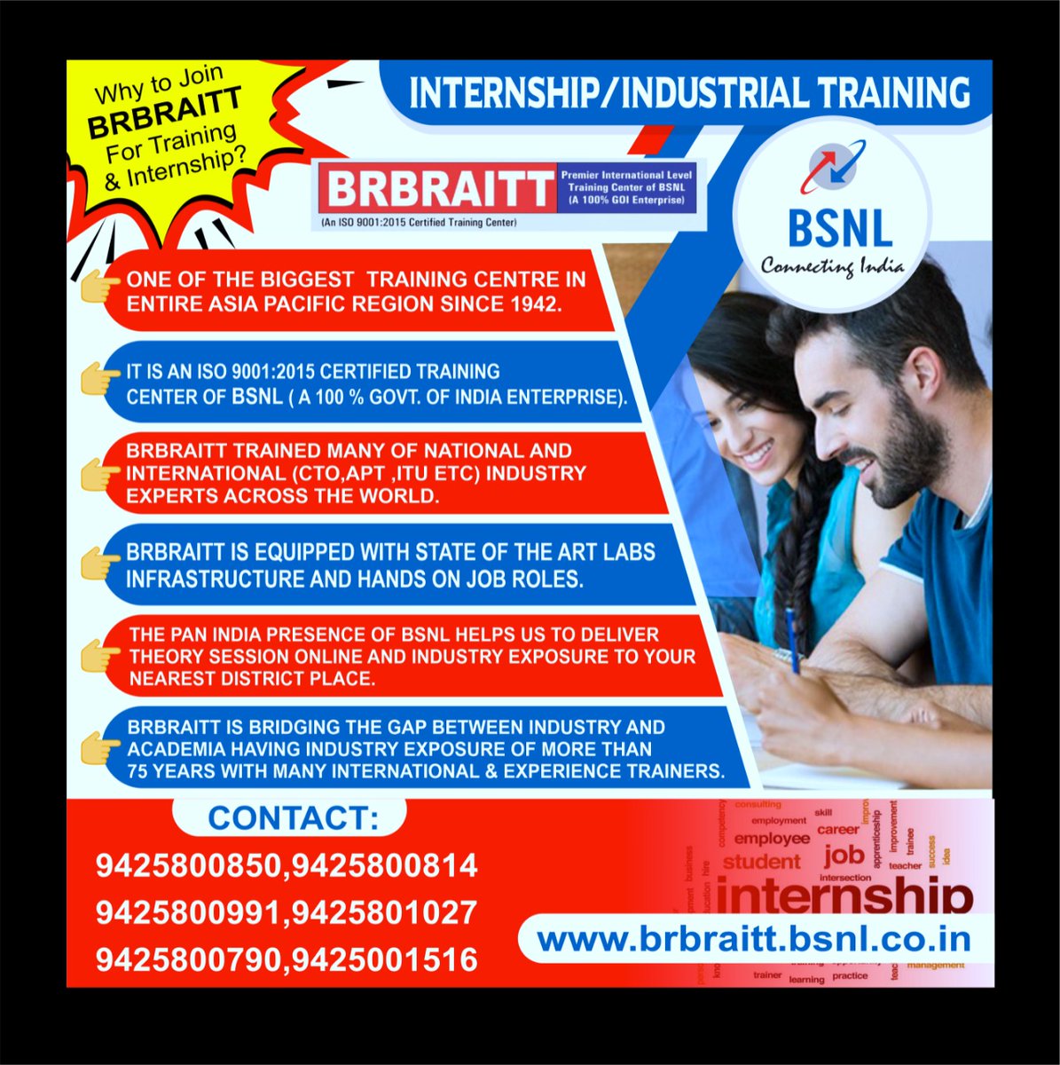 BRBRAITT's tweet photo. Internship and Industry Training 
(Why to Join  BRBRAITT for Internship and Training ?)
•Visit: https://t.co/GcPew1Kv9w https://t.co/DmmYFrmduM