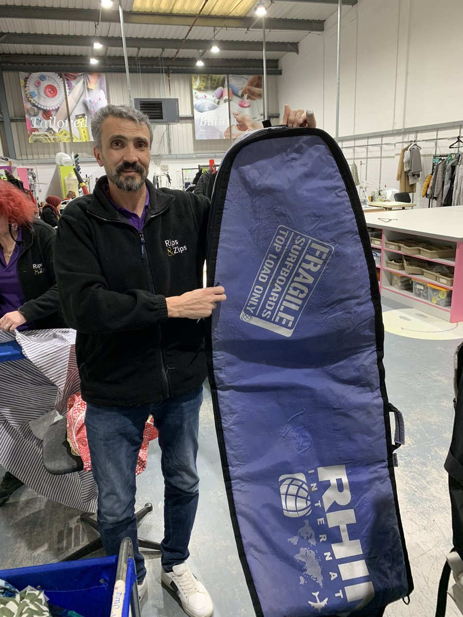 AndZips's tweet image. Meet our superstar Youseff! He can put a zip in anything, including this canoe cover which was the same size as himself 😂 another great days work 💜