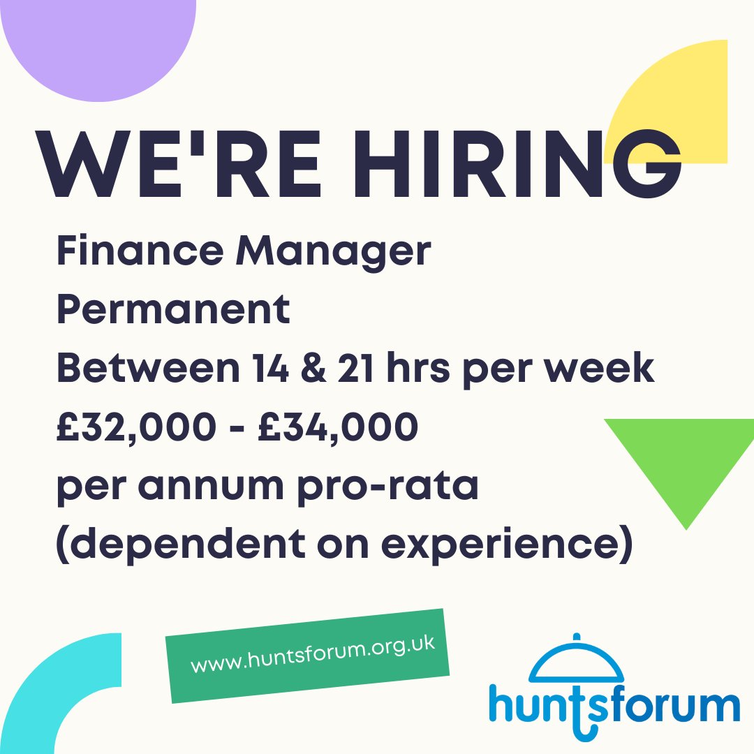 Share SHARE Share...We know our next staff member is out there, they just don't know it yet! 
So share this with your networks so they can be told Hunts Forum is recruiting and is flexible and a great place to work! bit.ly/3DzuaCR #WorkForHF