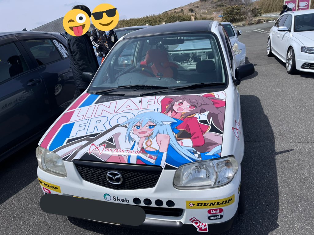 doron0328's tweet photo. VRChatの痛車 #V_DC https://t.co/lk4WjoCO1K