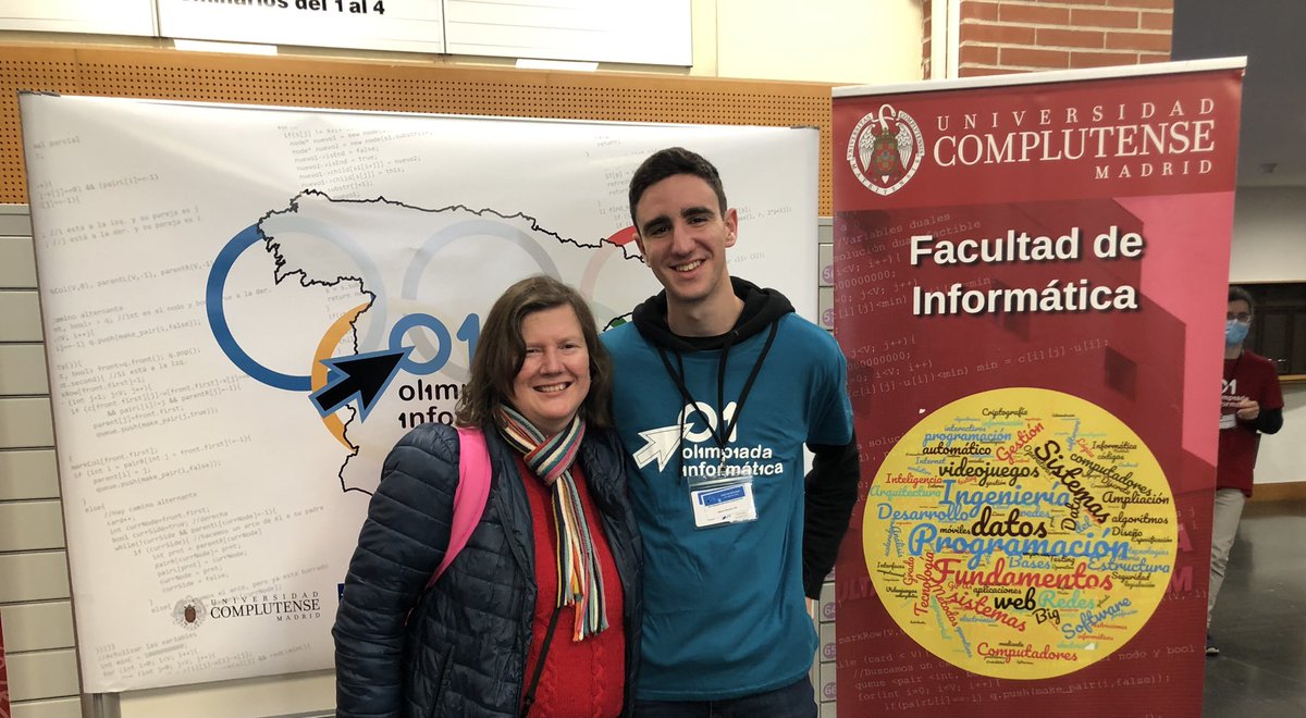 Muchísima suerte @albertonldev en la Olimpiada Informática <a href="/Spain_IOI/">Olimpiada Informática Española</a> para mi es disfrutar de una aventura más gracias a tu talento. Ánimo y suerte!!!