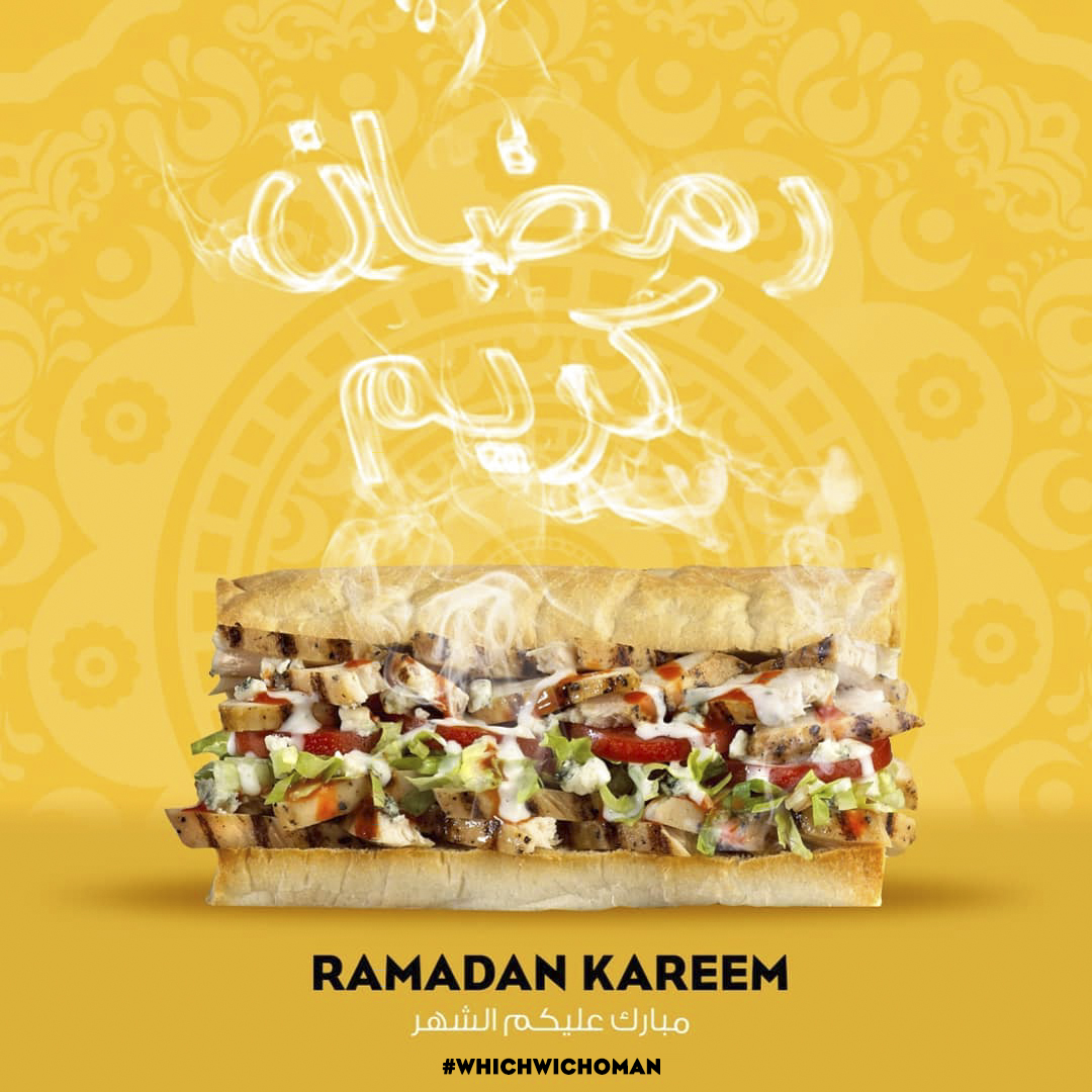 WhichWichOman's tweet photo. مبارك عليكم الشهر 🌙📿🕌
⁧RAMADAN MUBARAK
#ويتش_وتش .

#ramadan #celebrate #catering #sandwich #love #whichwichoman #oman #healthyeating #healthyway https://t.co/qoffMu4kE2