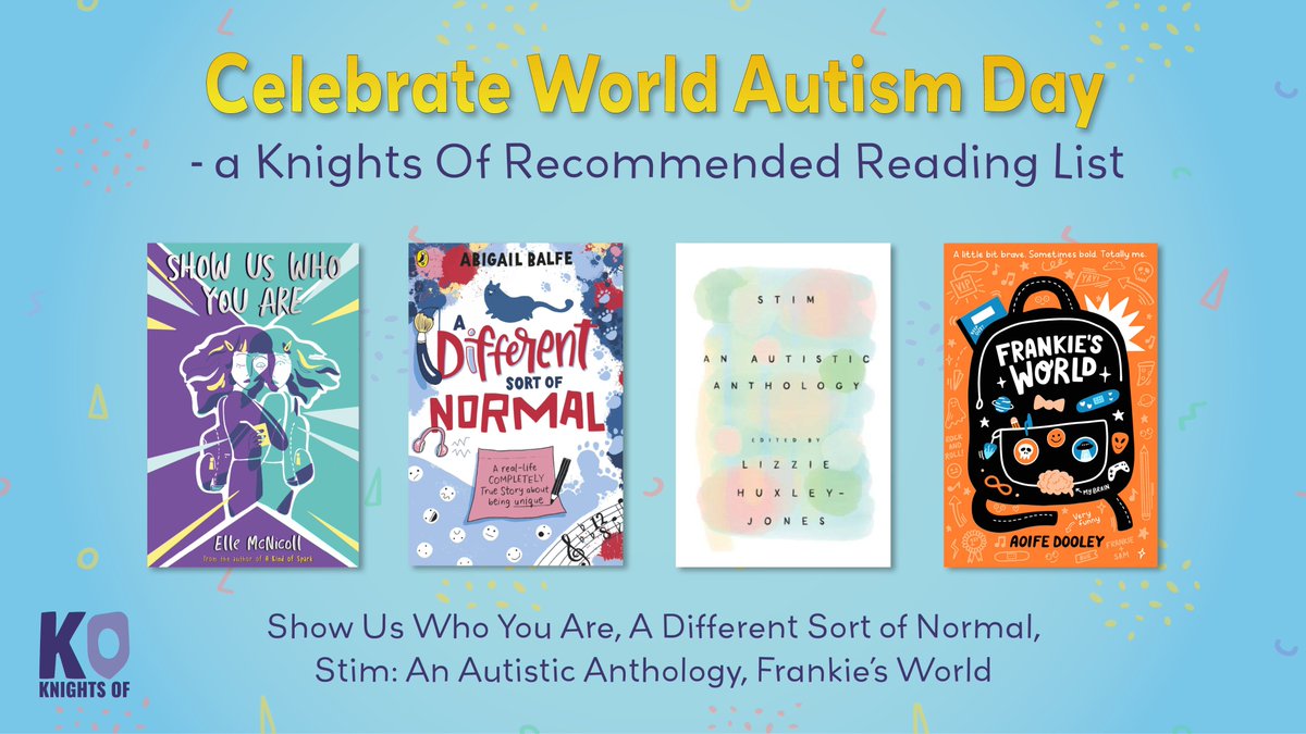Today on #WorldAutismDay we're celebrating autistic creators and authors, and some of their many incredible books - if you're looking for a funny or informative or gripping read, here are some to choose from! 

#WorldAutismAwarenessDay
