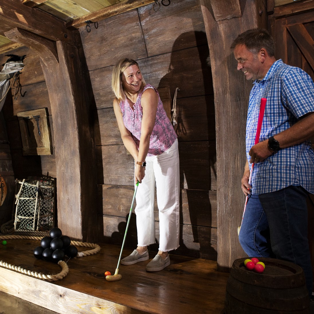 Welcome Landlubbers, to Pirate’s Quest #AdventureGolf!!

Open Daily until Saturday 18th April, take on our themed indoor course – fun for all ages! Buccaneers, smugglers, giants and #mermaids await!

Visit our website to check availability and book online bit.ly/2IZxvxP