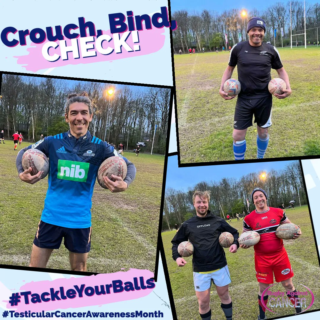 April is #TesticularCancerAwarenessMonth &amp; we are launching our brand new campaign #𝚃𝚊𝚌𝚔𝚕𝚎𝚈𝚘𝚞𝚛𝙱𝚊𝚕𝚕𝚜

This is a reminder for you to give your balls a feel every month or so, get to know what is normal for you, and if anything changes you can act on it early.