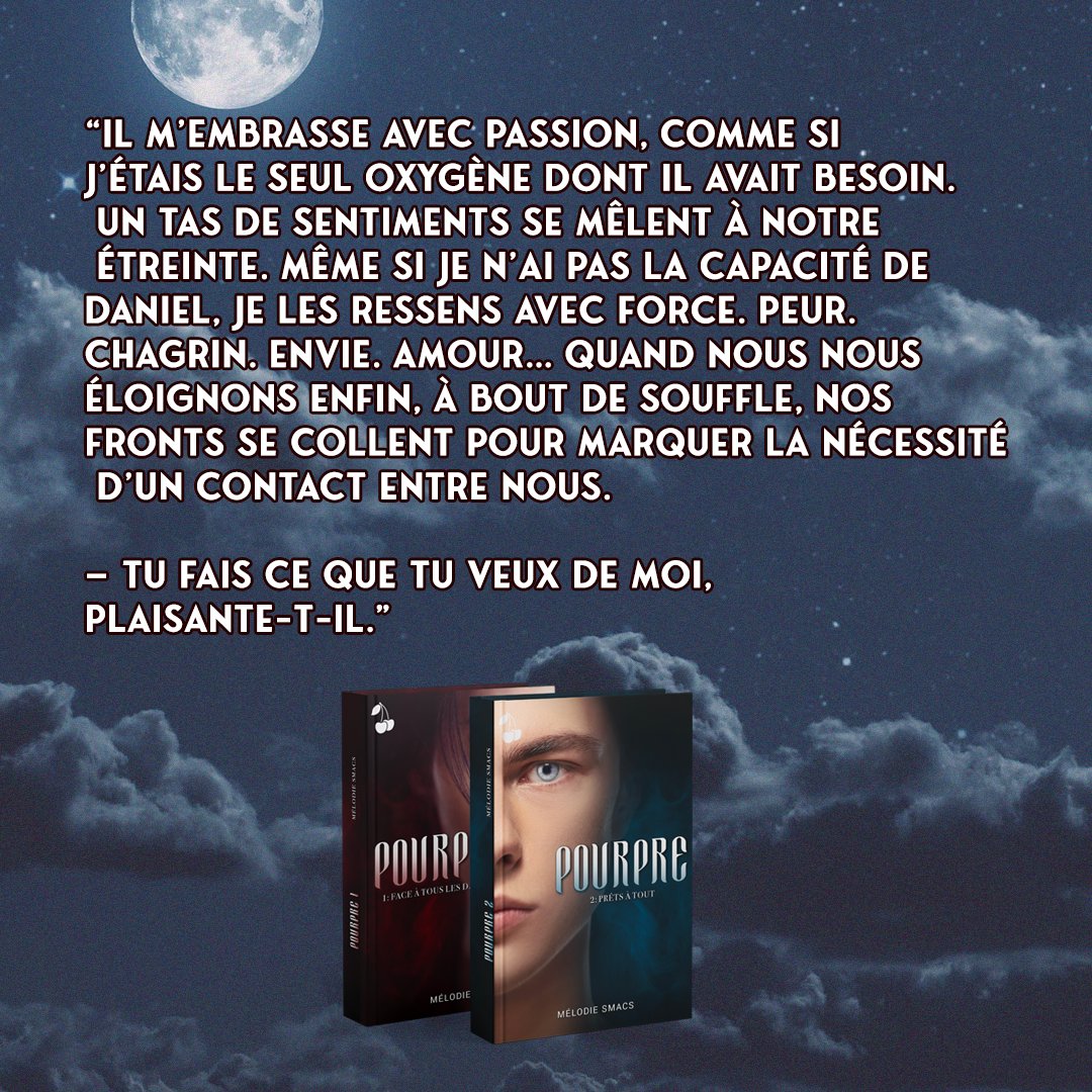 CherryPublishi1's tweet photo. Qui est réellement Daniel ? Le voile tombe dans le second tome de «Pourpre : Prêts à tout» de @melodie_smacs, disponible depuis hier en format numérique et broché ! 🍒

Pour lire le tome 1 : https://t.co/0pEHo1lXMD https://t.co/4twXBTzzCX