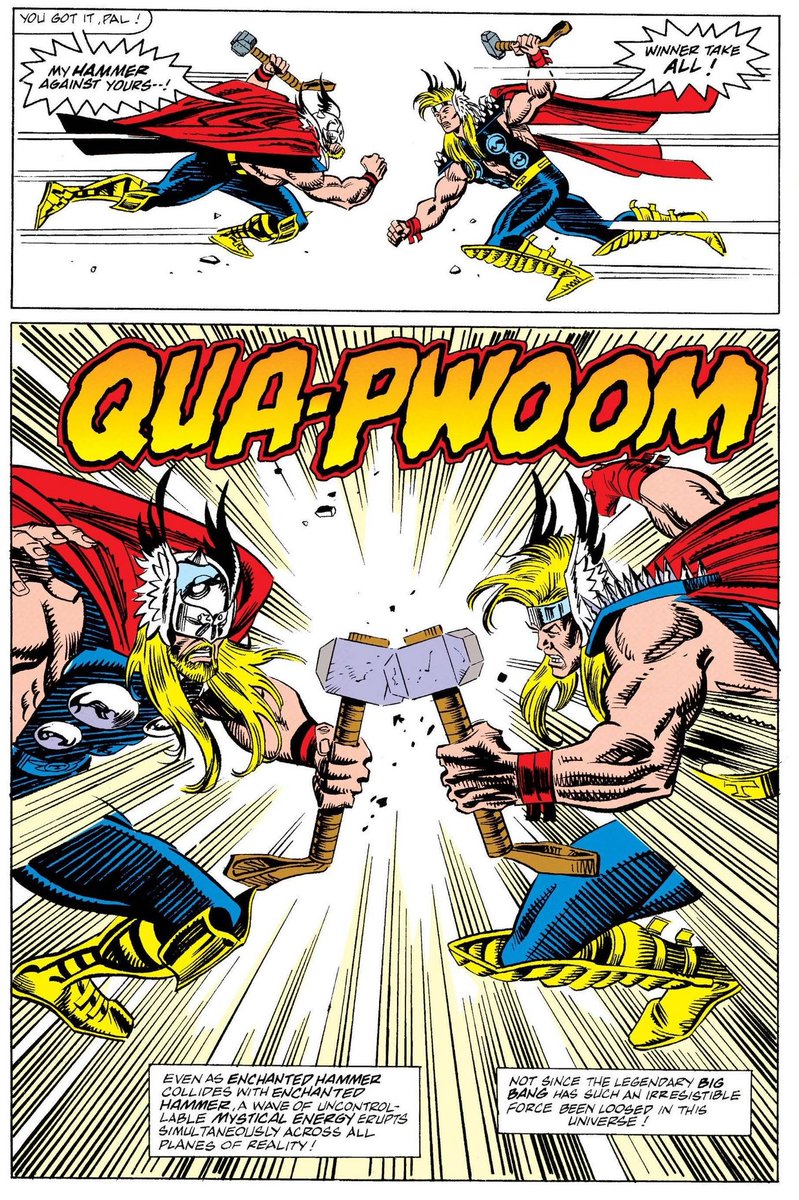 ebonstorm's tweet photo. Which versions of Thor have powers without the hammer?
Can you even be Thor without the hammer? Thor has a long history, and his powers can be found in a variety of individuals:
#RedNorvell #JaneFoster #EricMasterson #DargoKtor and #CaptainAmerica
https://t.co/2GXFkke9BQ https://t.co/7X8uBgBVJ2