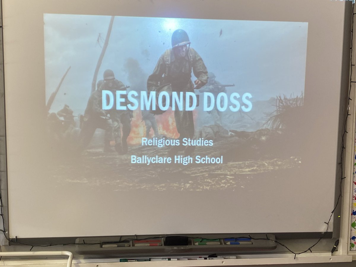 ReligiousStBHS's tweet image. We have absolutely loved our new unit on the life of Desmond Doss. We finished off with some retrieval activities to help revise the key content. #iampartofballyclarehigh #religiousstudies