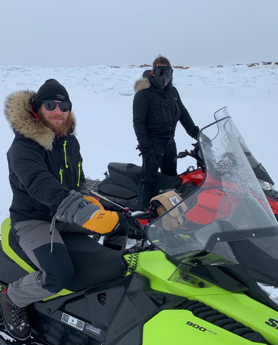 The #madexplores have headed off to their start point after final admin checks were completed.They will start the crossing in the next 48hrs, first it’s a 500k ski doo ride north to get there. #bremontexpedition5  #realadventure #madexplorers #baffinisland #veterans #brotherhood