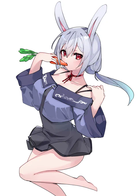 #はかせレポート 

この間フレンと夜見が描いてたのを見て「ウサちぇも似合うな……」って…… 