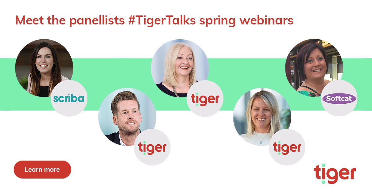 Our spring #TigerTalks webinar series starts on the 7th April with a live panel discussion on the role of UC analytics in supporting workplaces of the future. 

For full details of our spring webinars including all the panellists check out: soamp.li/h62Q
