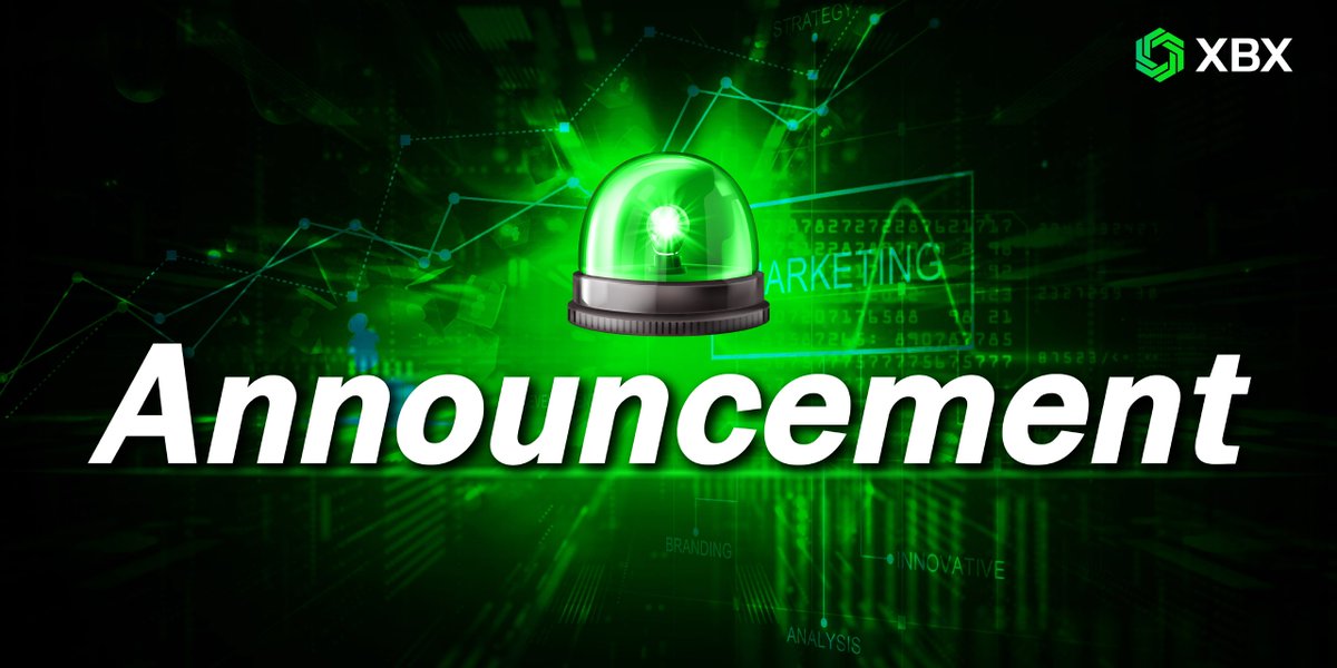 A little update from us! We’ve just change the new domain name from xbxcoin.com to xbxtoken.io from now on😎

Learn more about us👉🏼 medium.com/@XBXtoken/intr…