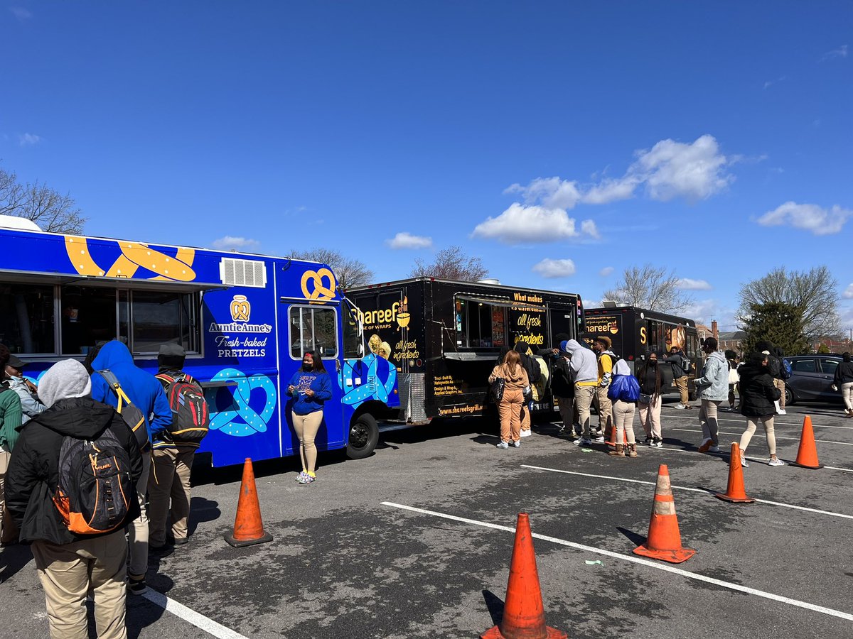 When young people talk…we listen!They told us they wanted options so we brought the food trucks out! #foodtruckfriday