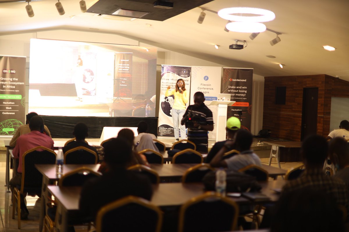 EthereumNigeria's tweet photo. Rule number 2 of the #Meterverse:
THE METAVERSE IS FOR EVERYONE.
#FilecoinConferenceLagos 🇳🇬 #BuildWithFilecoin #HackWithFilecoin https://t.co/639iVVFl8X