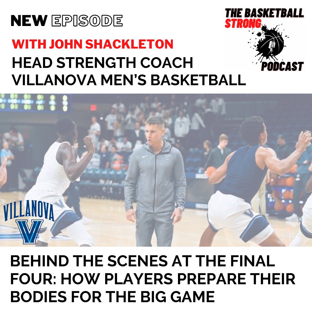 Have you wondered what players do to prepare in the days leading up to the #FinalFour? 

<a href="/shack_fit/">John Shackleton</a> from <a href="/NovaMBB/">Villanova MBB</a> joined us on The Basketball Strong Podcast to talk about how he helps players with nutrition, sunshine, hydration, workouts, sleep, &amp; more podcasts.apple.com/us/podcast/the…