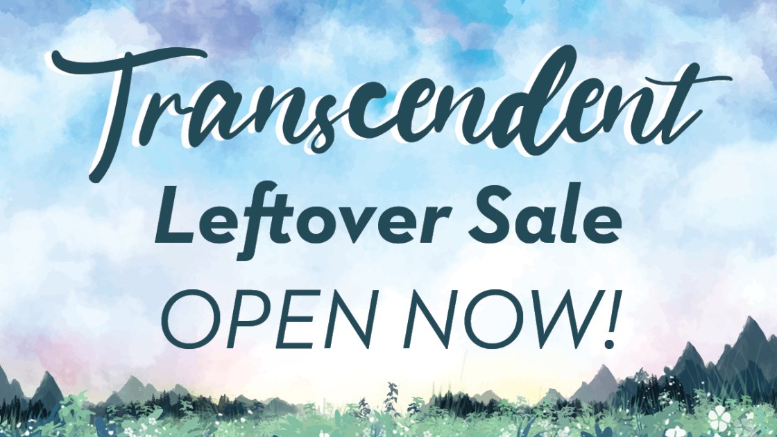 🌟Leftovers are open right now!

Go get your zine, cause it's the very last chance! transcendentzine.bigcartel.com