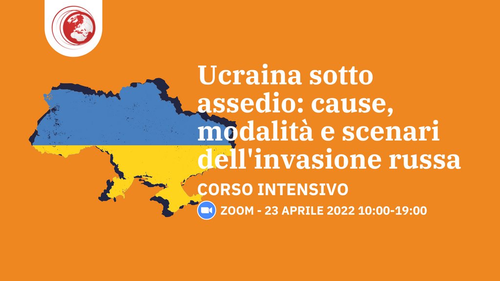 ❗Scopri il nuovo corso intensivo "Ucraina sotto assedio: cause, modalità e scenari dell'invasione russa"❗

💻 Diretta ZOOM 

⏰ 23 aprile ore 10:00-19:00

Per info ➡️ bit.ly/3u0CjwR