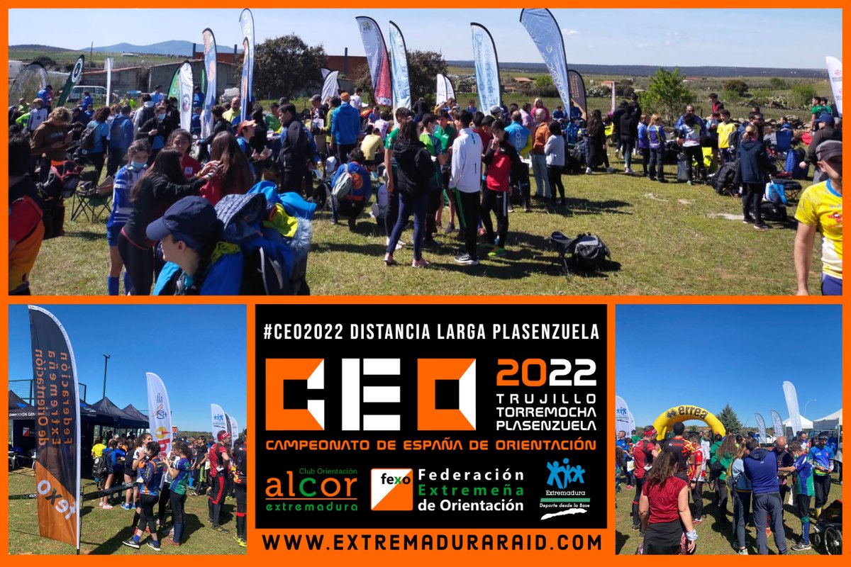 Había muchas ganas por volver al #CEO2022
Y es que #Extremadura te llama.
Toda una #FiestadelaOrientación en #Plasenzuela.
Y esta tarde más, y más rápido. Vais a descubrir un #Trujillo impresionante, con el Sprint de Relevos Mixto.
#Orientación @DXTextremadura