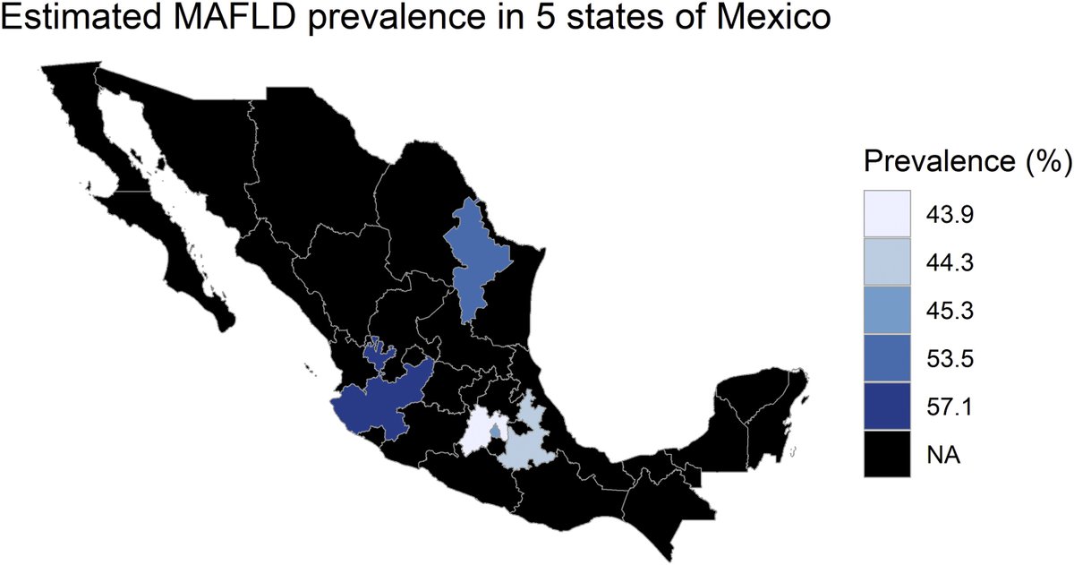 AGA_Gastro's tweet photo. Nearly half of the Mexican population has MAFLD, representing a present and future challenge https://t.co/ZXvsCTxDcD https://t.co/xigCRovYRL