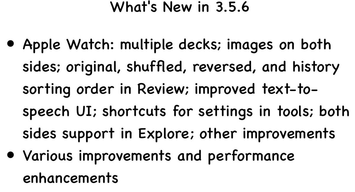 What's new in the 3.5.6 and 3.5.7 updates. #AppleWatch #edtech #learning