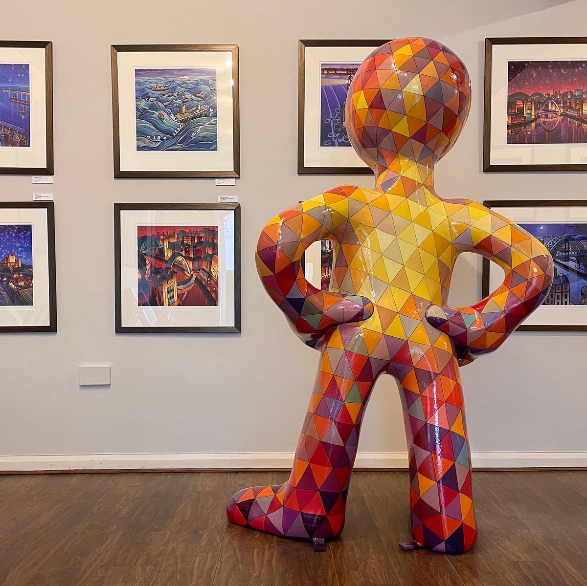 JimEdwardsArt's tweet photo. If you want to see Tesselate before he goes, he’ll be Whitley Bay for one more day.
#morph #morphsepicartadventure #morphtrail #amazingmorph #tessellate #tesselate #artist #sculpture #painting #jimedwards #morphinthenorth #art #triangles #whitleybay #northtyneside https://t.co/idxYqRkkoz