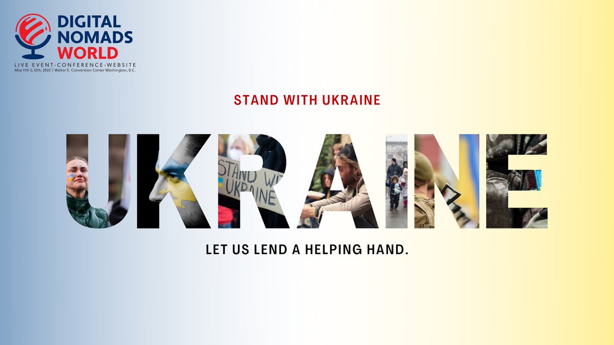 DigitalNomadWrd's tweet photo. Around the world, many people are desperate to support Ukraine as its citizens try to fend off a Russian invasion that has left thousands homeless and millions fearful of what could become of their country. https://t.co/Z96uJtnQiR