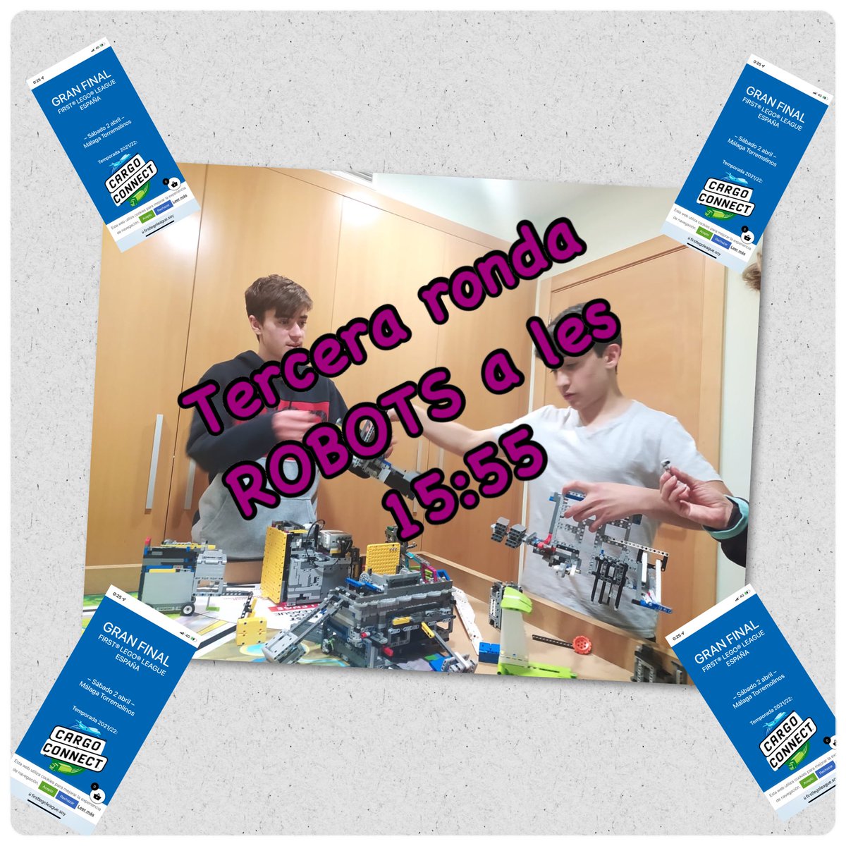 Recordeu aviat farem la tercera ronda  <a href="/fsingeniumTEAM/">FSINGENIUM Team</a> #Fllgranfinal
#FIRSTFORWARD
#CargoConnect
#FLLCargoConnect
#morethanrobots