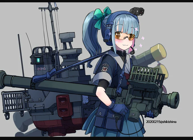夕張(MANPADS運用試験) #艦これ #艦隊これくしょん #夕張(艦隊これくしょん) https://t.co/cq8gFdFGXX 