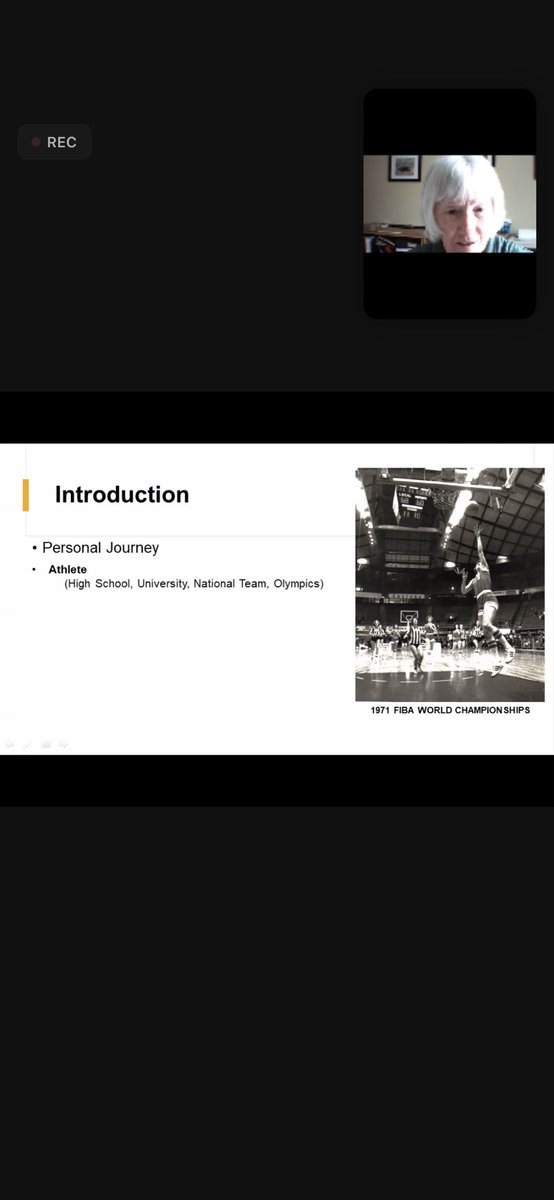 Thrilled to be listening to Joyce Slipp <a href="/Doufie/">Joyce Slipp</a> deliver the opening keynote of the UNB Women in Sport conference. Fascinating to hear about her journey as an athlete! <a href="/unbwis/">UNB Women in Sport</a>
