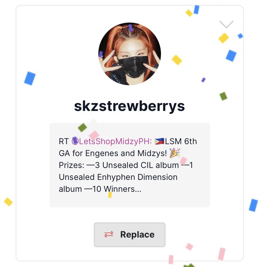 LetsShopMidzyPH's tweet photo. πCongratulations to the 3 winners @jeongmiscart @ddeounuiee @skzstrewberrys for winning Unsealed Album or you can choose any photocards available for GA π
Kindly DM us to claim your prize πΈ
Thank you for participating on our 6th GA! Keep safe always! ππ» #LSM_GAs https://t.co/WFgXA9pg6Z