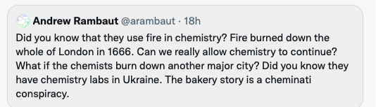 We have a winner today in the false analogy sweepstakes!
@arambaut compares fire to ... something.
What might that something be?
We suspect we know and that's why he's today's winner.
Shall we coin a new term -- gain of fire?
Congratulations, @arambaut!