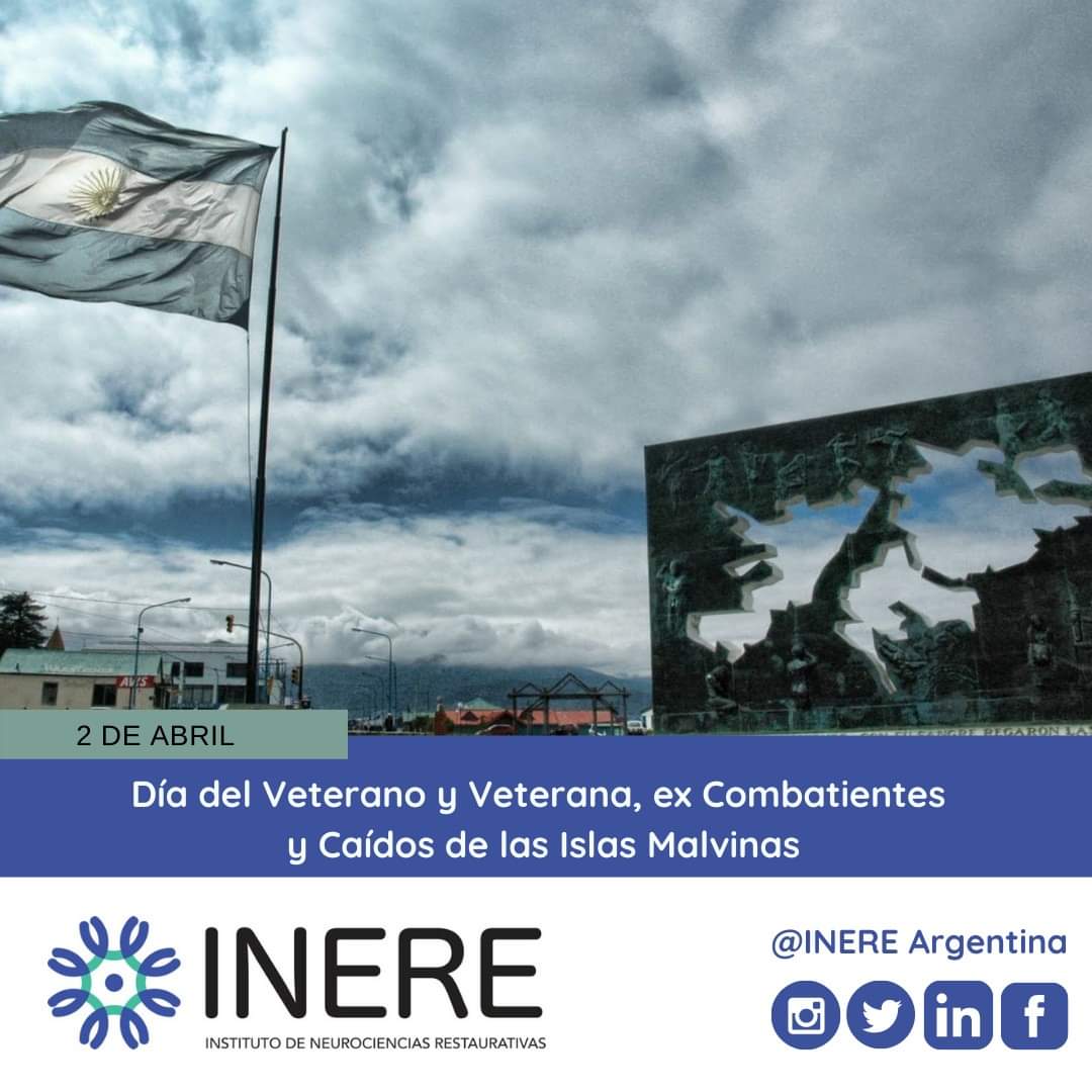 INERE_Argentina's tweet image. LAS MALVINAS SON ARGENTINAS 🇦🇷

📍A 40 años, continuamos rindiendo homenaje a los Veteranos, Veteranas, ex Combatientes y Caídos, y a sus familias. Seguimos reafirmando nuestro derecho soberano.

#INERE #NeurocienciasRestaurativas