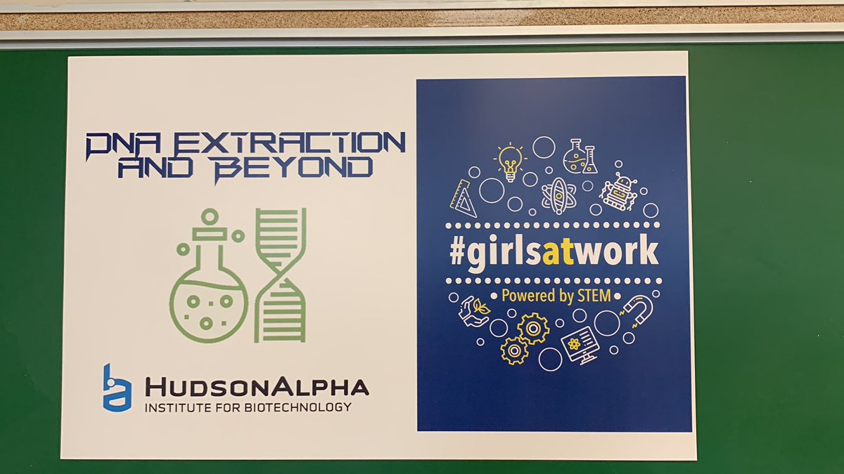 flowerpoweriam's tweet photo. #GirlsAtWork #STEM @hudsonalpha sharing genomic education with 3rd-5th graders at Girls in Science &amp; Engineering Day 👩🏽‍🔬👩🏽‍💻🥼🧬🔬🧪🧫 https://t.co/P4YERCtSO4