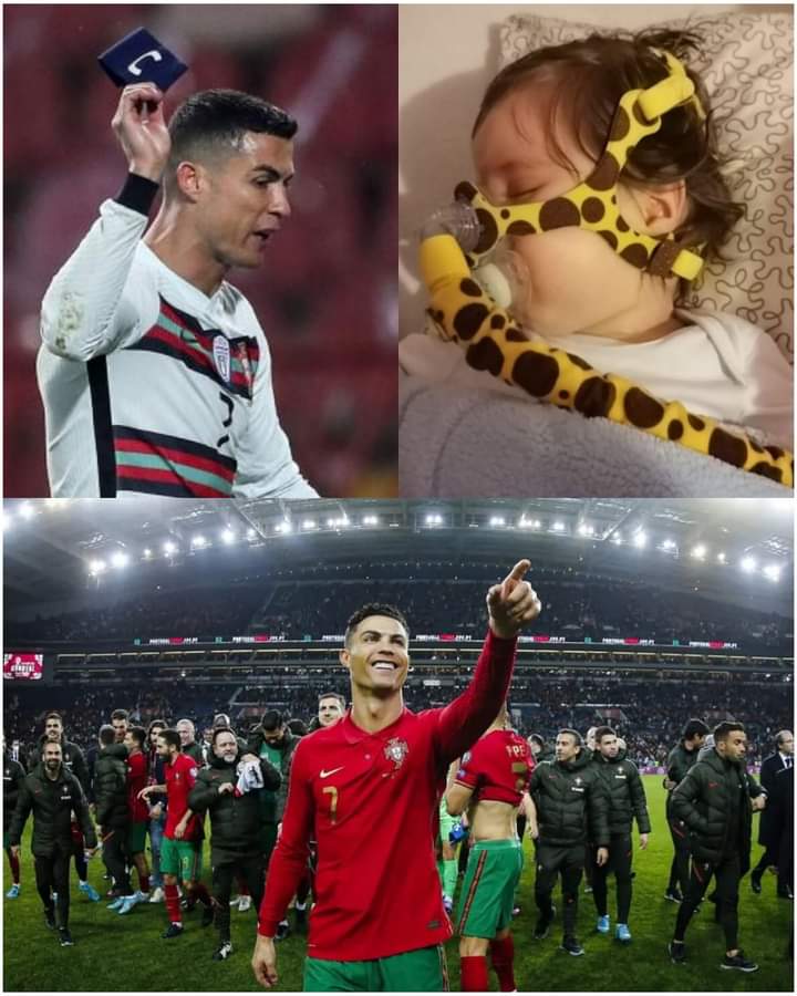 Ronaldo's legit goal was ruled out by the ref

Ronaldo threw away the Captain's armband in disgust

The armband was auctioned to raise money for a child's operation

The operation saved the child's life

Portugal qualified to the WC via playoffs.

God's plan ❤️