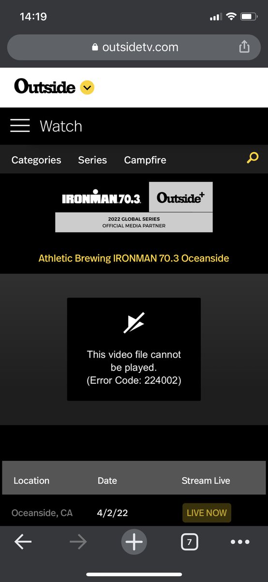 SVB_NL's tweet photo. @TriathleteMag Not working here either… again another @IRONMANtri poor execution https://t.co/0hp2z7XzLz