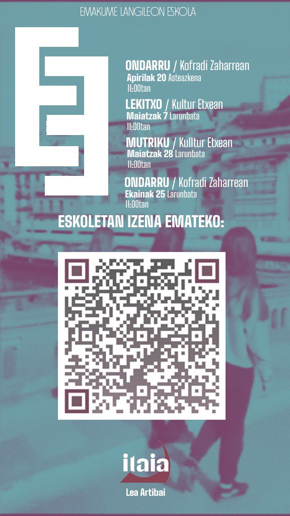 | EMAKUME LANGILEON ESKOLAK |

Badatoz Lea-Artibaiko emakume langileon eskolak!

Emakume langileon ahalduntze politikoa ardatz izanik, gure gaitasun teoriko zein politikoak garatzeko helburua dute eskolek.