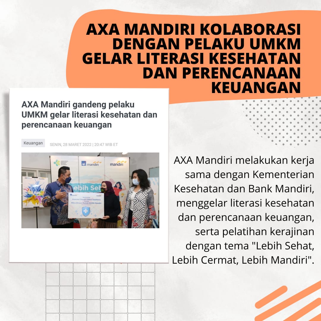 bukansiska1's tweet photo. Kegiatan yang dilakukan oleh AXA Mandiri merupakan upaya AXA mandiri dalam meningkatkan kesehatan dan kualitas kehidupan masyarakat Indonesia agar Tujuan Pembangunan Berkelanjutan di area kesehatan di masa depan dapat tercapai.
@AXA_Mandiri https://t.co/U5zdQtE0F3