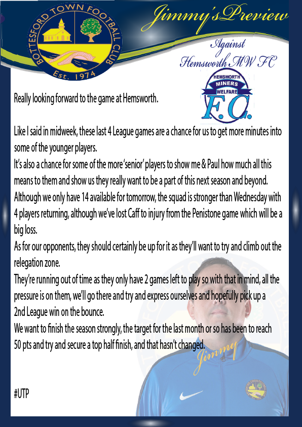 Bottesford Town FC on Twitter "JImmy shares his thoughts on todays