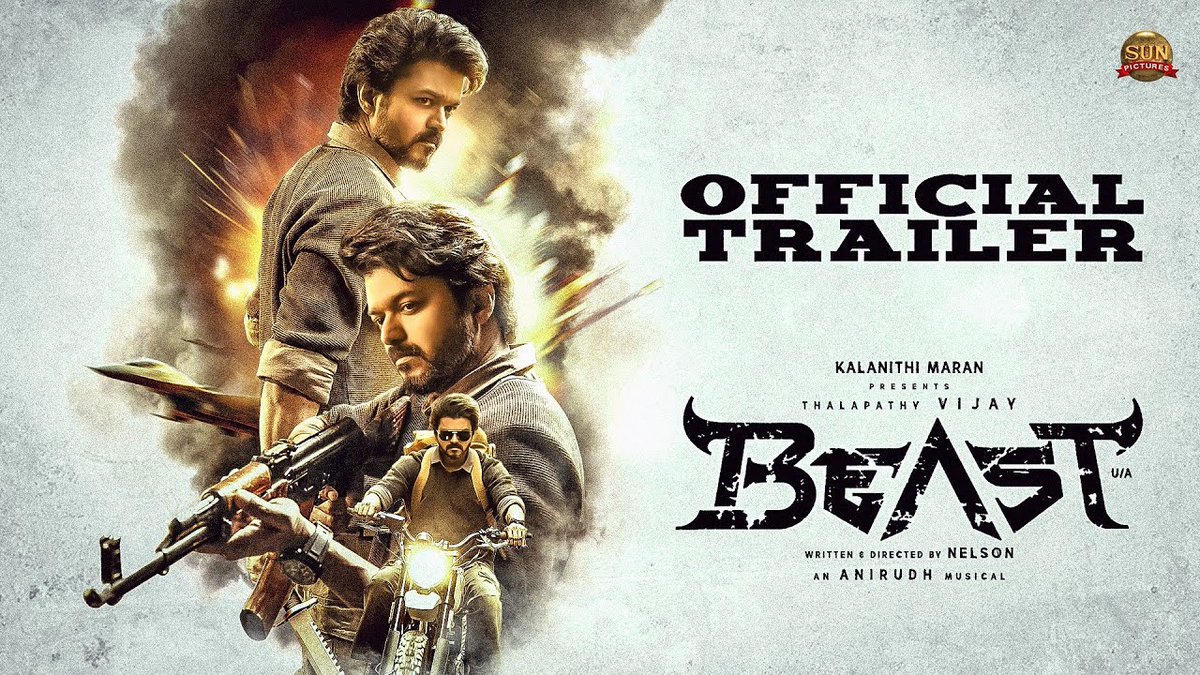 Ragunanthen1992's tweet photo. #BeastTrailer 🔥😎💥 - https://t.co/0WQgFY9x64
#Thalapathy #Vijay 😎 #VeeraRaghavan 🔥
#Beast @actorvijay #Nelson🎬 #Anirudh🎼
#ManojParamahamsa 🎥 #Nirmal 🖥️✂️ #AnbAriv 💪🏻
@Nelsondilpkumar @anirudhofficial @manojdft @Nirmalcuts @anbariv
#BeastModeON #BeastMovie #BeastTrailerDay https://t.co/qgBeleVzLL