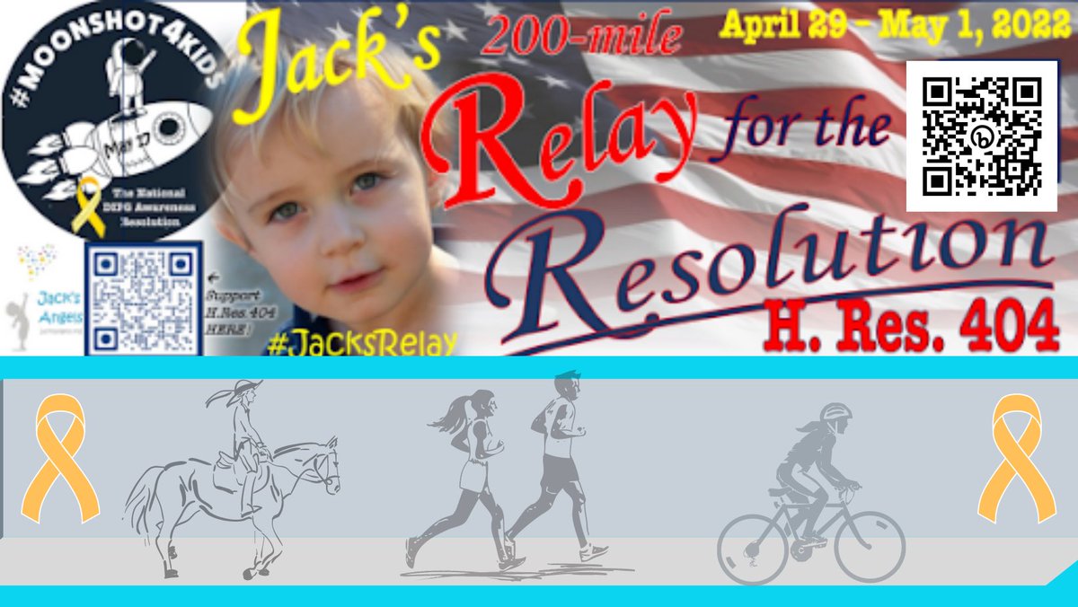 Moonshot4Kids's tweet photo. Hey! wanna run, ride, cycle, or horseback for a good cause?
Check out Jacks Relay for the Resolution
#jacksrelay
#Moonshot4Kids
#HRes404 https://t.co/tDG0hMxeUs