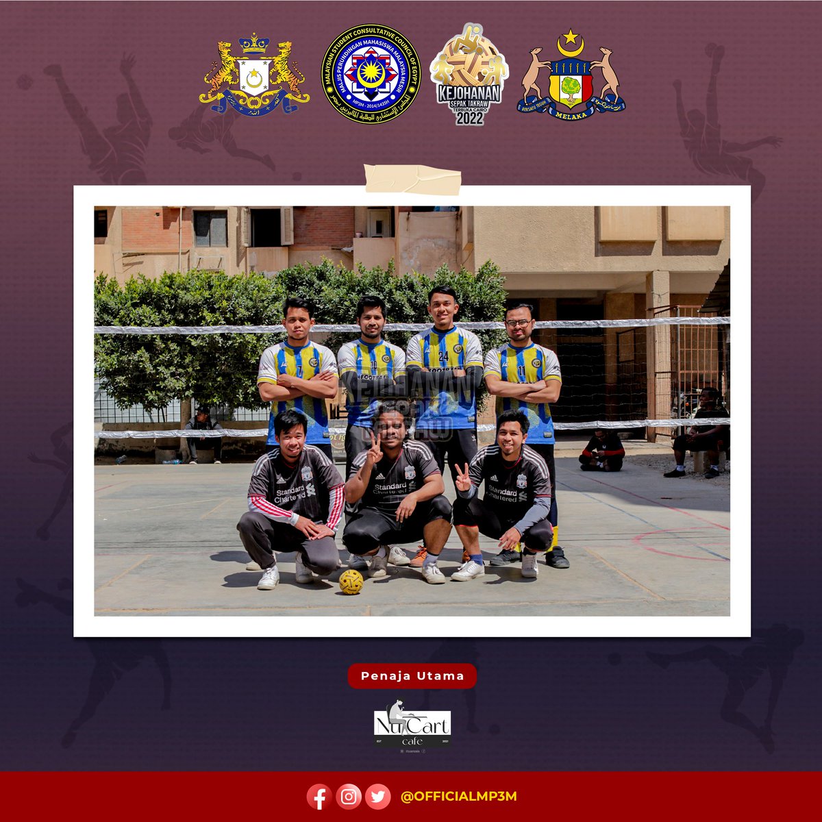 sekretariatmp3m's tweet photo. naib johan dalam Kejohanan kali ini.
Terima kasih juga kepada Atase Pendidikan Melaka Mesir, Atase Pendidikan Johor Mesir dan restoran @nucartcafe turut membantu menjayakan perjalanan Kejohanan ini.
#AspirasiKita #MP3M https://t.co/SyphzbTjwF