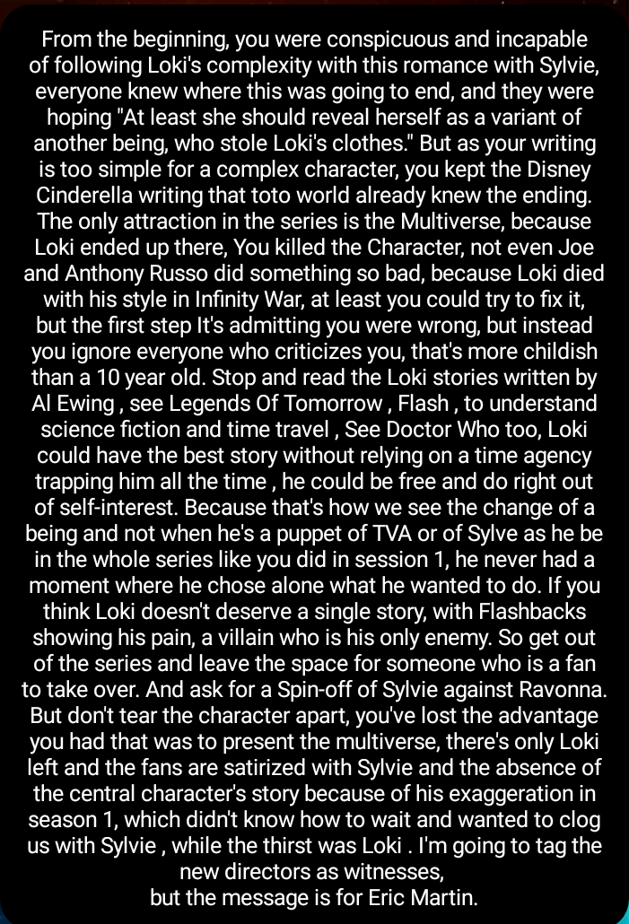 Please read and show that you have read, this is a consumer older than you talking, someone who has been following comics since 1980, and is asking you to have the professionalism to read before writing. <a href="/MrEricMartin/">Eric Martin</a>  
Please Help 🙏  <a href="/AaronMoorhead/">Aaron Moorhead</a>  <a href="/JustinHBenson/">Justin Benson</a>   👀