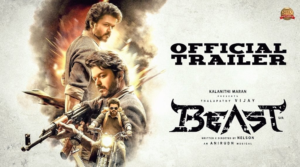 VIMAL_ADHIDAN's tweet photo. @actorvijay ⭐⭐⭐⭐⭐
@Nelsondilpkumar
@RedinKingsley @ReddinKingsley
#BeastTrailerDay 
#beast
Vera level https://t.co/Llr1kfLmk2