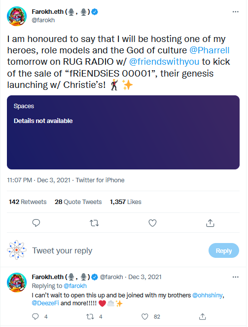 NFTethics's tweet photo. 4/ Unnecessary to say that these people often have a financial incentive to do so. That will become increasingly more clear: while you think this is a decentralized world, there are actually small centralized groups that benefit the most from the NFT space. https://t.co/HSRvRuUNeI