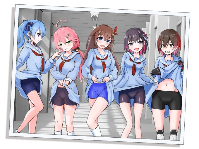 ホロ公式HPでも移動があったのでAZKiも加わった ときのそら 星街すいせい さくらみこ ロボ子さん 0期生5人集合の『残念スパッツでしたぁ♪』完成版

#AZKiART #soraArt #ロボ子Art #miko_Art #ほしまちぎゃらりー 