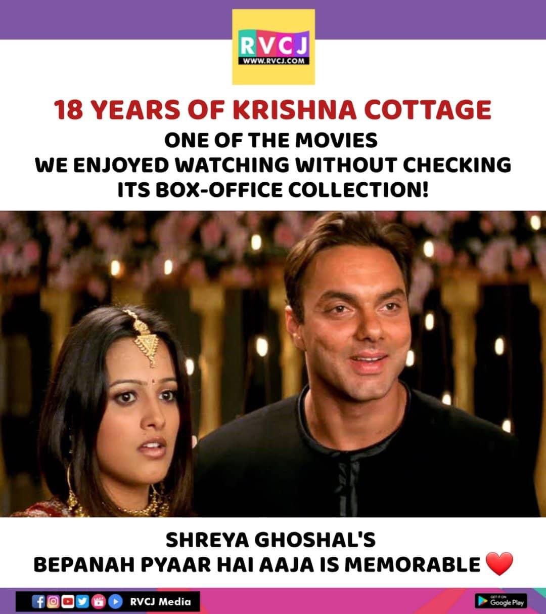 RVCJ Movies on Twitter: "Krishna Cottage! #sohailkhan #ishakoppikar #anitahassanandani #krishnacottage #bollywood #shreyaghoshal #bepanahpyaar #rvcjmovies https://t.co/KEluFaoiH2" / Twitter